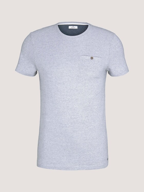 gepunktetes T-Shirt - Männer - Off White gepunktetes T-Shirt - Männer - Off White - 7 - TOM TAILOR