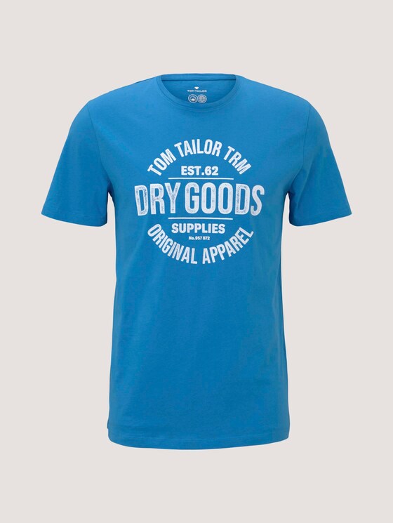 T-Shirt mit Bio-Baumwolle - Männer - bright ibiza blue T-Shirt mit Bio-Baumwolle - Männer - bright ibiza blue - 7 - TOM TAILOR