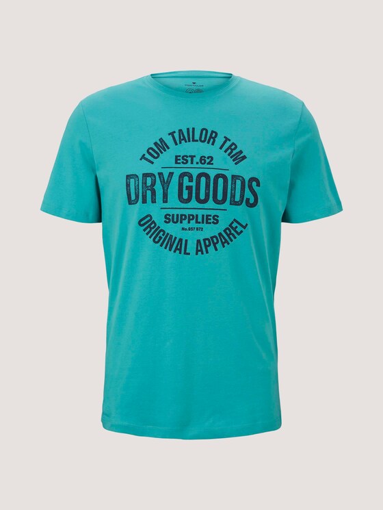 T-Shirt mit Bio-Baumwolle - Männer - dusty aqua T-Shirt mit Bio-Baumwolle - Männer - dusty aqua - 7 - TOM TAILOR