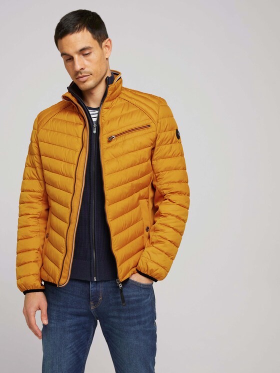 gesteppte Hybridjacke - Männer - Flame Brown gesteppte Hybridjacke - Männer - Flame Brown - 5 - TOM TAILOR