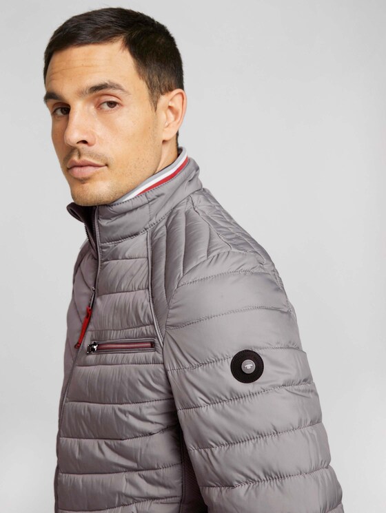 gesteppte Hybridjacke - Männer - Frost Ash gesteppte Hybridjacke - Männer - Frost Ash - 9 - TOM TAILOR