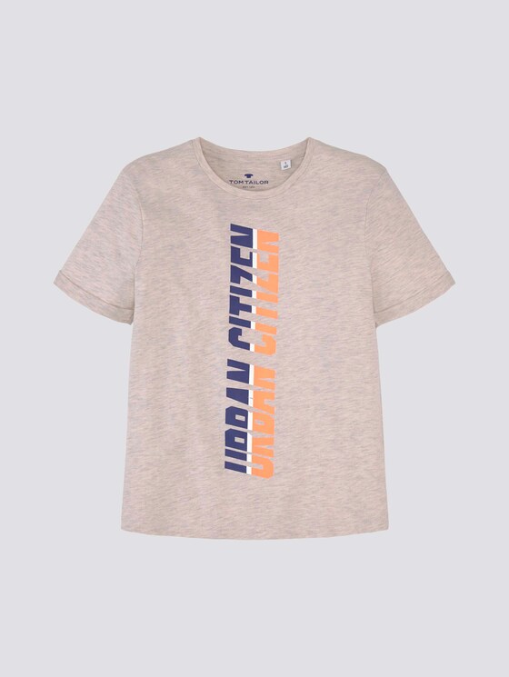 T-Shirt mit Print - Jungen - kids offwhite melange T-Shirt mit Print - Jungen - kids offwhite melange - 7 - Tom Tailor E-Shop Kollektion
