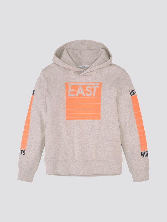 Hoodie mit Print - Jungen - kids offwhite melange Hoodie mit Print - Jungen - kids offwhite melange - 7 - Tom Tailor E-Shop Kollektion