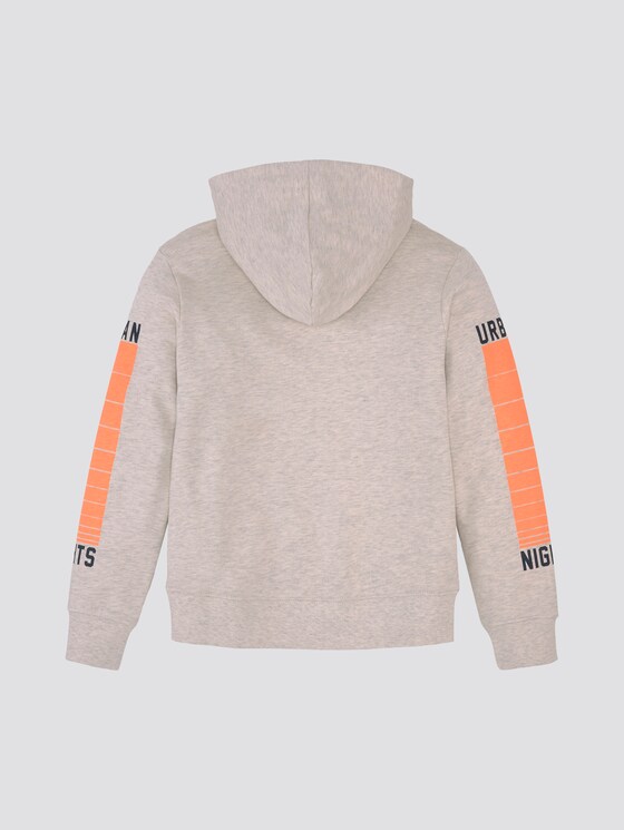 Hoodie mit Print - Jungen - kids offwhite melange Hoodie mit Print - Jungen - kids offwhite melange - 8 - Tom Tailor E-Shop Kollektion