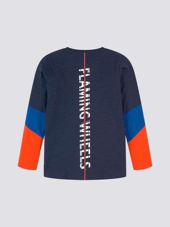 Langarmshirt mit Schriftzug - Jungen - kids dress blue Langarmshirt mit Schriftzug - Jungen - kids dress blue - 8 - Tom Tailor E-Shop Kollektion