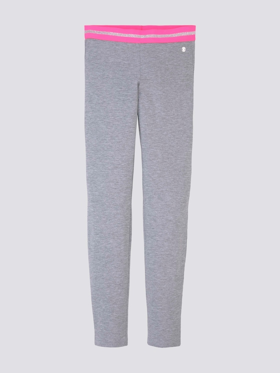Leggins in Melange-Optik - Mädchen - kids drizzle grey melange Leggins in Melange-Optik - Mädchen - kids drizzle grey melange - 7 - Tom Tailor E-Shop Kollektion