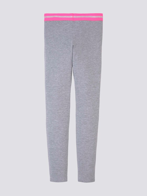 Leggins in Melange-Optik - Mädchen - kids drizzle grey melange Leggins in Melange-Optik - Mädchen - kids drizzle grey melange - 8 - Tom Tailor E-Shop Kollektion