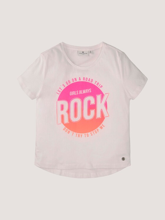 T-Shirt mit Print - Mädchen - kids cloud dancer white T-Shirt mit Print - Mädchen - kids cloud dancer white - 7 - Tom Tailor E-Shop Kollektion
