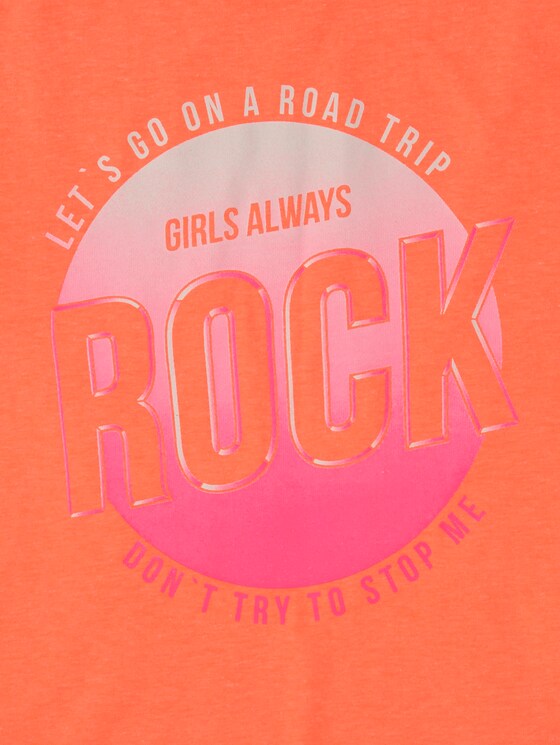 T-Shirt mit Print - Mädchen - kids power orange T-Shirt mit Print - Mädchen - kids power orange - 9 - Tom Tailor E-Shop Kollektion