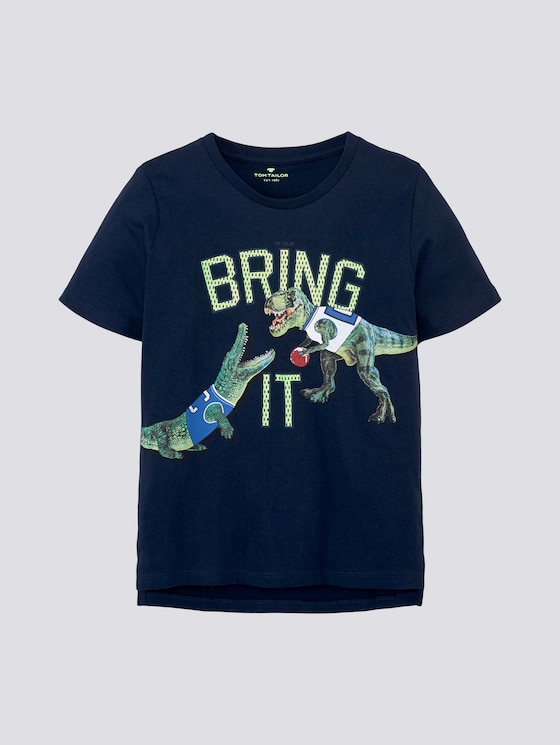 T-Shirt mit Print - Jungen - kids dress blue T-Shirt mit Print - Jungen - kids dress blue - 7 - Tom Tailor E-Shop Kollektion