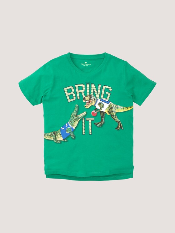 T-Shirt mit Print - Jungen - kids holly green T-Shirt mit Print - Jungen - kids holly green - 7 - Tom Tailor E-Shop Kollektion