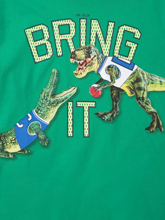 T-Shirt mit Print - Jungen - kids holly green T-Shirt mit Print - Jungen - kids holly green - 9 - Tom Tailor E-Shop Kollektion