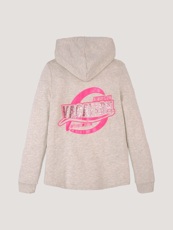 Sweatjacke mit Rückenprint - Mädchen - kids offwhite melange Sweatjacke mit Rückenprint - Mädchen - kids offwhite melange - 8 - Tom Tailor E-Shop Kollektion