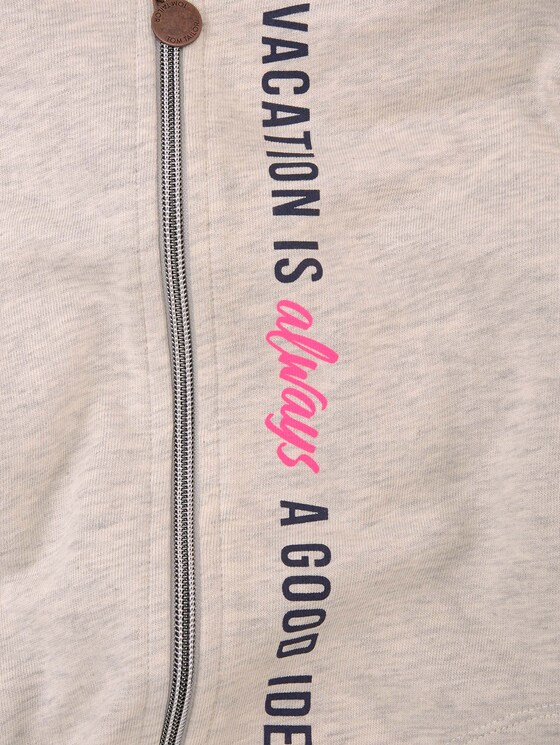 Sweatjacke mit Rückenprint - Mädchen - kids offwhite melange Sweatjacke mit Rückenprint - Mädchen - kids offwhite melange - 9 - Tom Tailor E-Shop Kollektion
