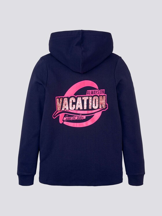 Sweatjacke mit Rückenprint - Mädchen - kids peacoat blue Sweatjacke mit Rückenprint - Mädchen - kids peacoat blue - 8 - Tom Tailor E-Shop Kollektion