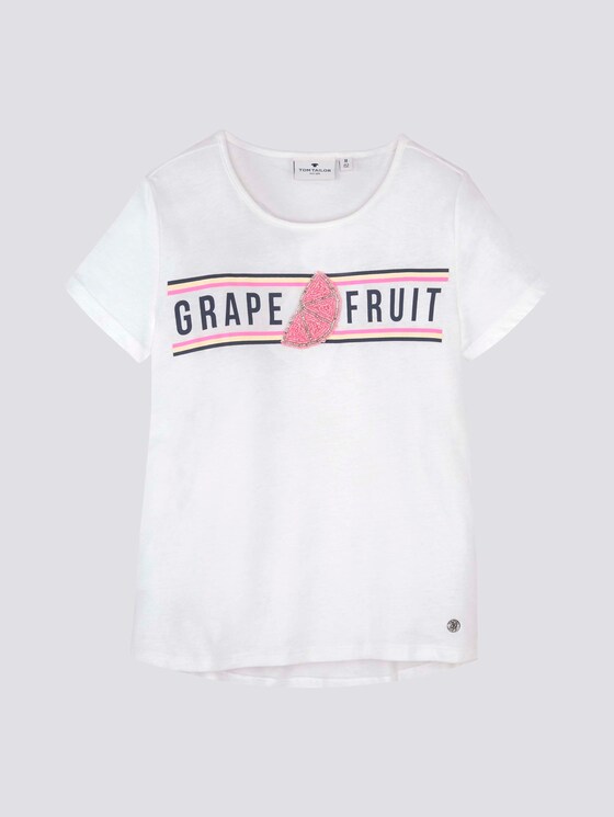 T-Shirt mit Print - Mädchen - kids cloud dancer white T-Shirt mit Print - Mädchen - kids cloud dancer white - 7 - Tom Tailor E-Shop Kollektion