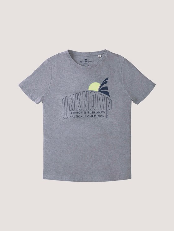 T-Shirt mit Print - Jungen - kids drizzle grey melange T-Shirt mit Print - Jungen - kids drizzle grey melange - 7 - Tom Tailor E-Shop Kollektion