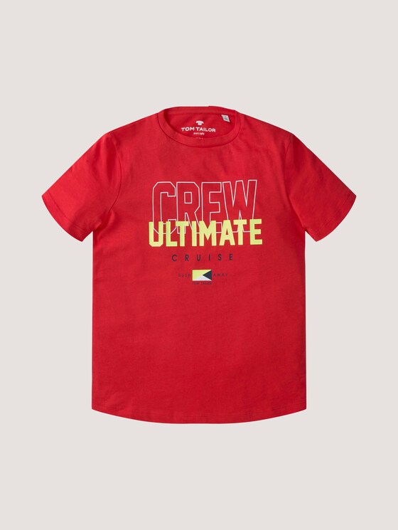 T-Shirt mit Print - Jungen - kids poinsettia red T-Shirt mit Print - Jungen - kids poinsettia red - 7 - Tom Tailor E-Shop Kollektion