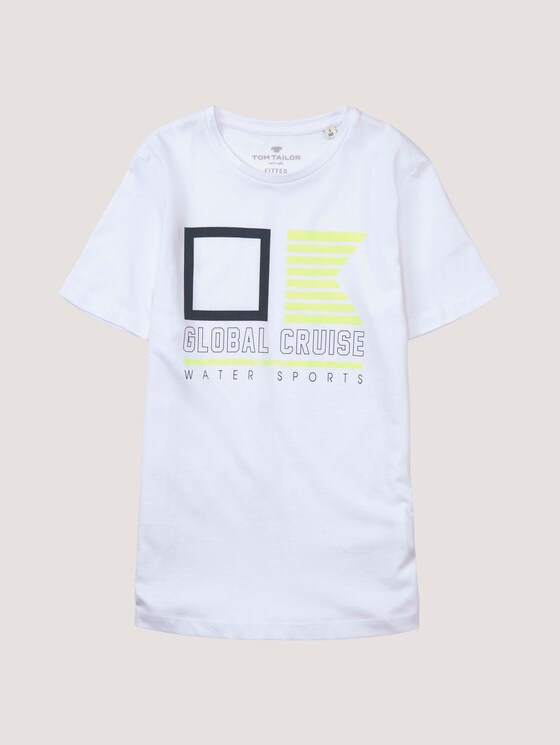 T-Shirt mit Print - Jungen - kids bright white T-Shirt mit Print - Jungen - kids bright white - 7 - Tom Tailor E-Shop Kollektion