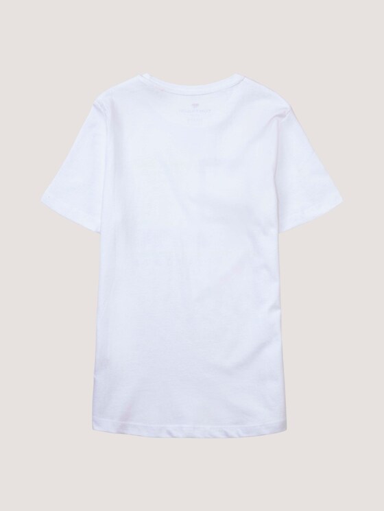 T-Shirt mit Print - Jungen - kids bright white T-Shirt mit Print - Jungen - kids bright white - 8 - Tom Tailor E-Shop Kollektion