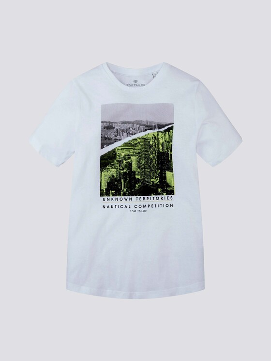 T-Shirt mit Print - Jungen - kids bright white T-Shirt mit Print - Jungen - kids bright white - 7 - Tom Tailor E-Shop Kollektion