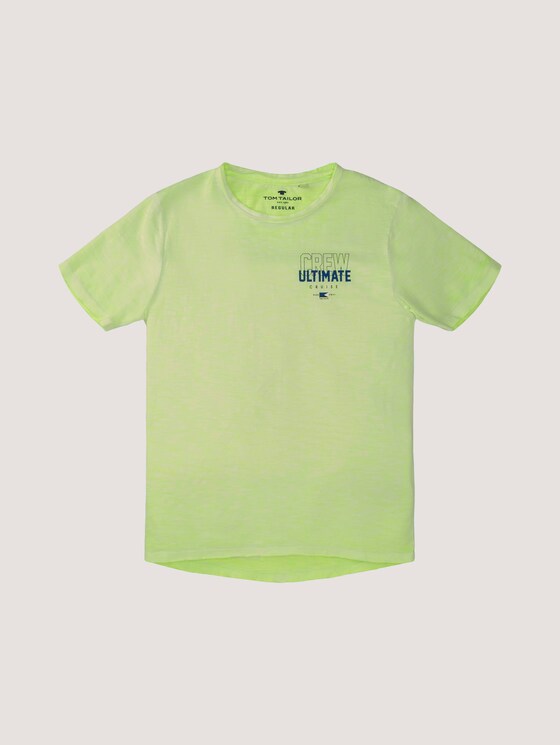 T-Shirt mit Print - Jungen - kids flashy lime green T-Shirt mit Print - Jungen - kids flashy lime green - 7 - Tom Tailor E-Shop Kollektion
