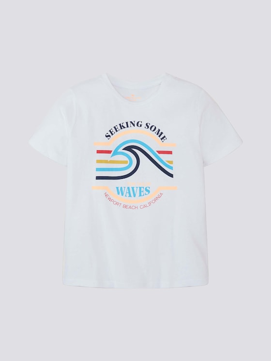 T-Shirt mit Print - Jungen - kids bright white T-Shirt mit Print - Jungen - kids bright white - 7 - Tom Tailor E-Shop Kollektion