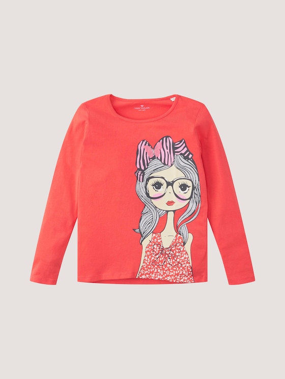 Langarmshirt mit Print und Glitzer - Mädchen - kids paradise pink Langarmshirt mit Print und Glitzer - Mädchen - kids paradise pink - 7 - Tom Tailor E-Shop Kollektion