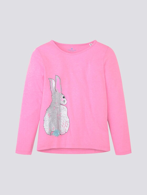 Langarmshirt mit Print und Glitzer - Mädchen - kids neon light pink Langarmshirt mit Print und Glitzer - Mädchen - kids neon light pink - 7 - Tom Tailor E-Shop Kollektion