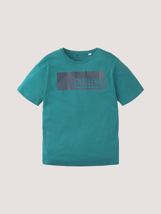 T-Shirt mit sportlichem Print - Jungen - kids sea lake green T-Shirt mit sportlichem Print - Jungen - kids sea lake green - 7 - Tom Tailor E-Shop Kollektion