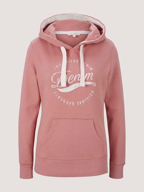 Hoodie aus Bio-Baumwolle - Frauen - cozy rose Hoodie aus Bio-Baumwolle - Frauen - cozy rose - 7 - TOM TAILOR Denim