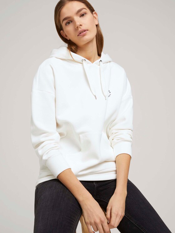 Hoodie mit Kapuzenprint - Frauen - Off White Hoodie mit Kapuzenprint - Frauen - Off White - 5 - TOM TAILOR Denim