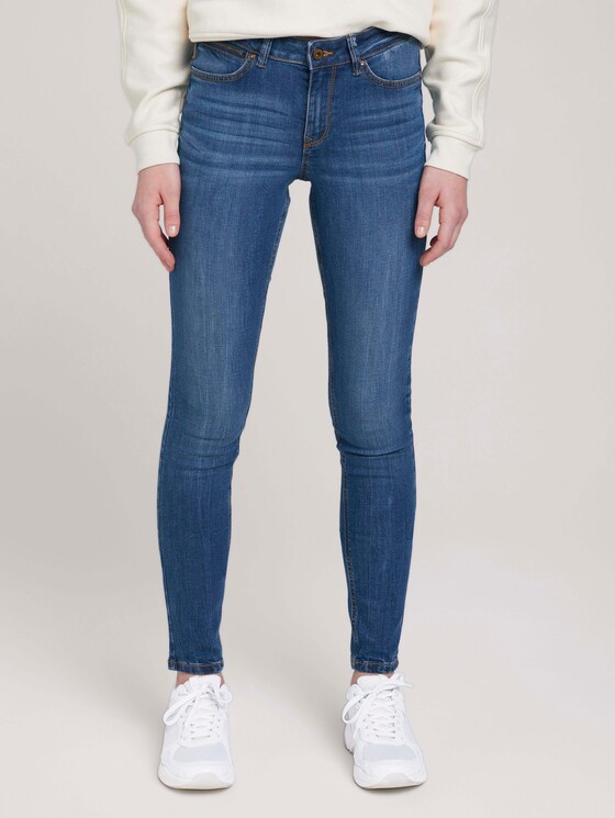 Jona Extra Skinny Jeans - Frauen - Clean Mid Stone Blue Denim Jona Extra Skinny Jeans - Frauen - Clean Mid Stone Blue Denim - 1 - TOM TAILOR Denim
