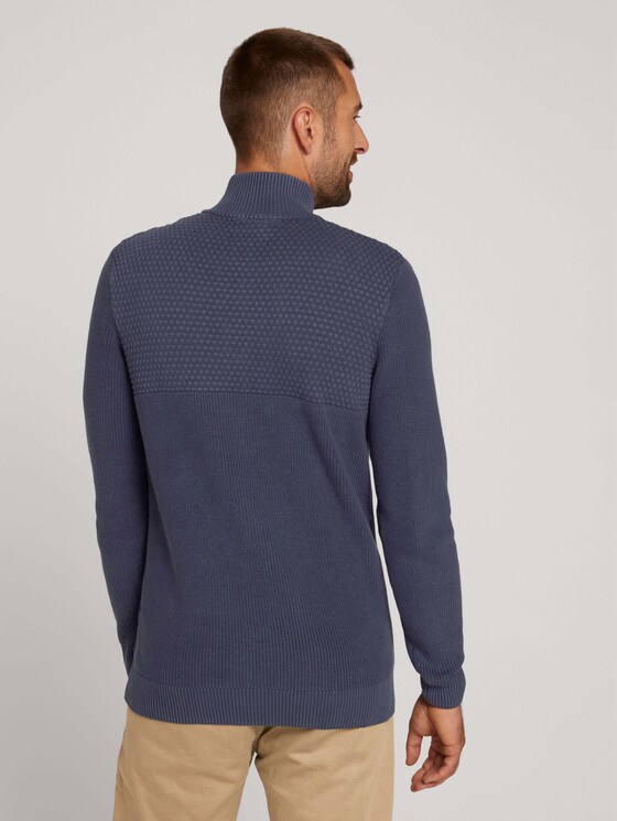 Troyer Pullover - Männer - Sky Captain Blue Troyer Pullover - Männer - Sky Captain Blue - 2 - TOM TAILOR