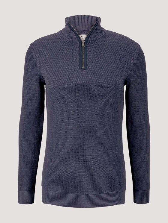 Troyer Pullover - Männer - Sky Captain Blue Troyer Pullover - Männer - Sky Captain Blue - 7 - TOM TAILOR