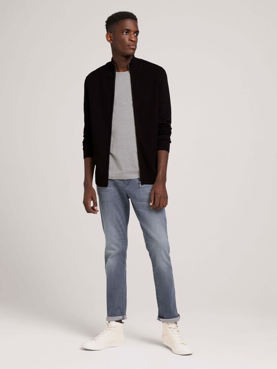 Strukturierte Jacke mit Bio-Baumwolle - Männer - Black Strukturierte Jacke mit Bio-Baumwolle - Männer - Black - 3 - TOM TAILOR
