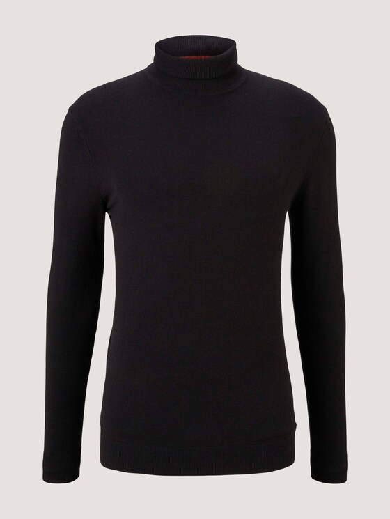 Turtleneck - Men - Black Turtleneck - Men - Black - 7 - TOM TAILOR