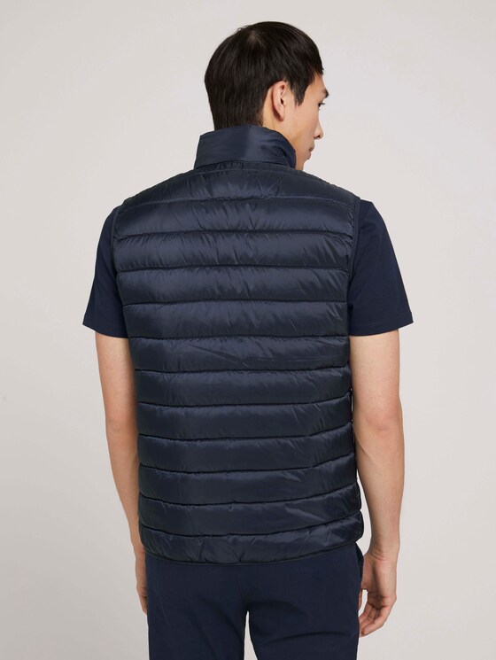 Gesteppte Weste mit recyceltem Polyamid - Männer - Sky Captain Blue Gesteppte Weste mit recyceltem Polyamid - Männer - Sky Captain Blue - 2 - TOM TAILOR Denim