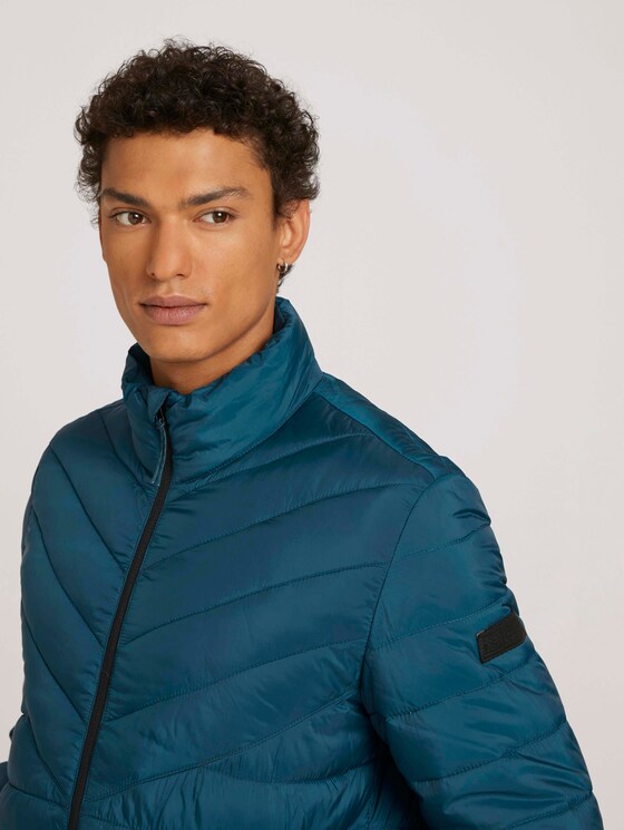 Gesteppte Lightweight Jacke mit recyceltem Polyamid - Männer - Dark Petrol Gesteppte Lightweight Jacke mit recyceltem Polyamid - Männer - Dark Petrol - 9 - TOM TAILOR Denim