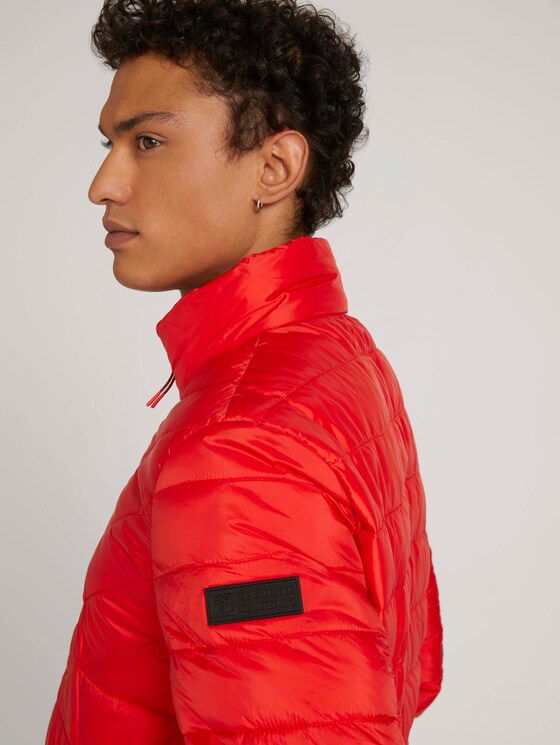 Gesteppte Lightweight Jacke mit recyceltem Polyamid - Männer - blood orange Gesteppte Lightweight Jacke mit recyceltem Polyamid - Männer - blood orange - 9 - TOM TAILOR Denim