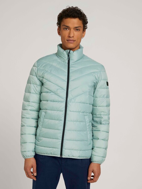 Gesteppte Lightweight Jacke mit recyceltem Polyamid - Männer - white moss Gesteppte Lightweight Jacke mit recyceltem Polyamid - Männer - white moss - 1 - TOM TAILOR Denim