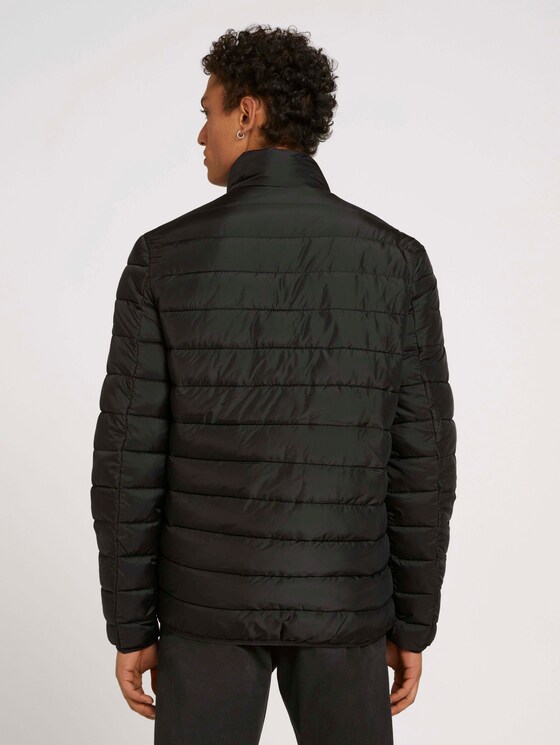 Lightweight quilted jacket with recycled polyamide - Men - Black Lightweight quilted jacket with recycled polyamide - Men - Black - 2 - TOM TAILOR Denim
