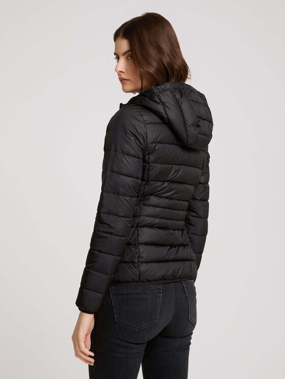 Lightweight Steppjacke mit Kapuze - Frauen - deep black Lightweight Steppjacke mit Kapuze - Frauen - deep black - 2 - TOM TAILOR Denim