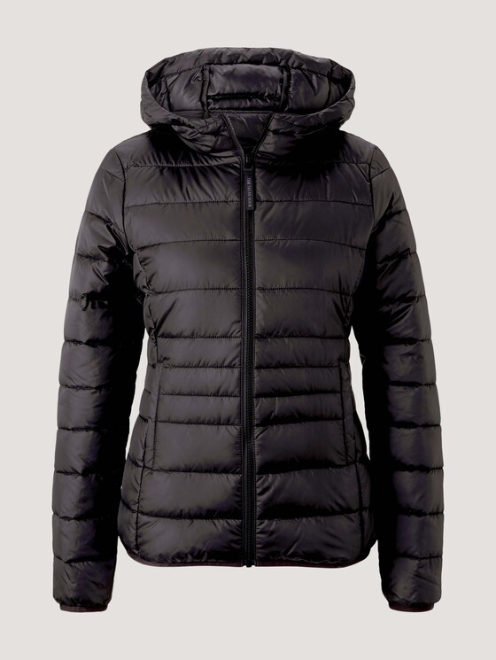 Lightweight Steppjacke mit Kapuze - Frauen - deep black Lightweight Steppjacke mit Kapuze - Frauen - deep black - 7 - TOM TAILOR Denim