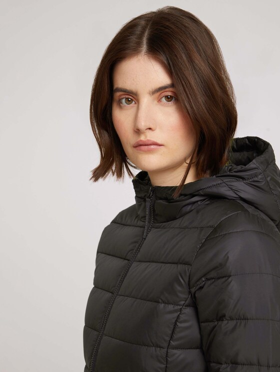 Lightweight Steppjacke mit Kapuze - Frauen - deep black Lightweight Steppjacke mit Kapuze - Frauen - deep black - 9 - TOM TAILOR Denim