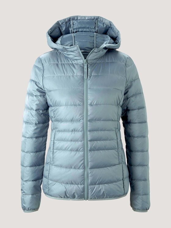 lichtgewicht gewatteerd jack met capuchon - Vrouwen - grey mint lichtgewicht gewatteerd jack met capuchon - Vrouwen - grey mint - 7 - TOM TAILOR Denim