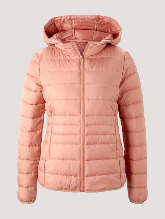 Lightweight Steppjacke mit Kapuze - Frauen - clay rose Lightweight Steppjacke mit Kapuze - Frauen - clay rose - 7 - TOM TAILOR Denim