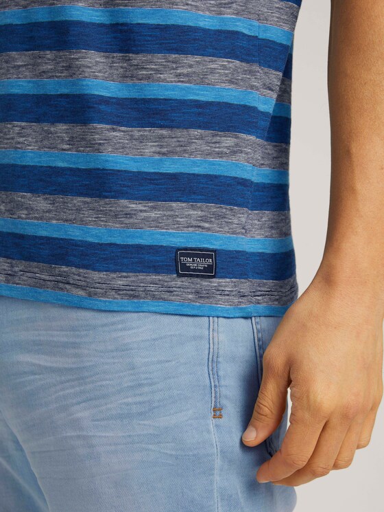 gestreiftes T-Shirt - Männer - blue multi fine stripe gestreiftes T-Shirt - Männer - blue multi fine stripe - 10 - TOM TAILOR