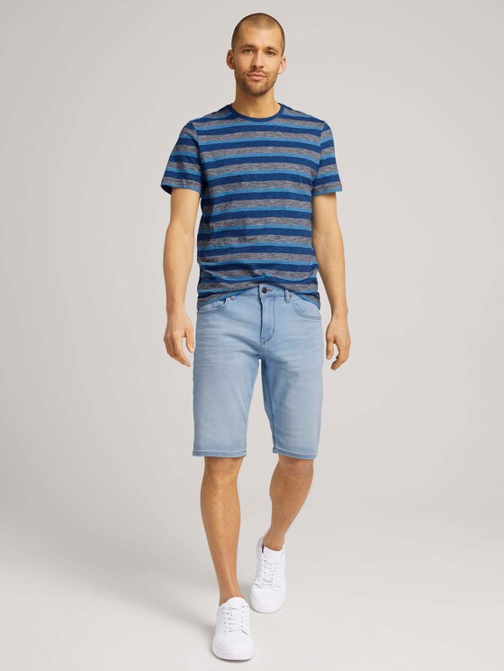 gestreiftes T-Shirt - Männer - blue multi fine stripe gestreiftes T-Shirt - Männer - blue multi fine stripe - 3 - TOM TAILOR