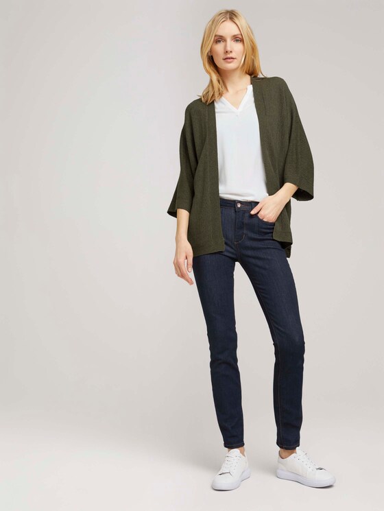 Cardigan mit weiten Ärmeln - Frauen - Grape Leaf Green Cardigan mit weiten Ärmeln - Frauen - Grape Leaf Green - 3 - TOM TAILOR